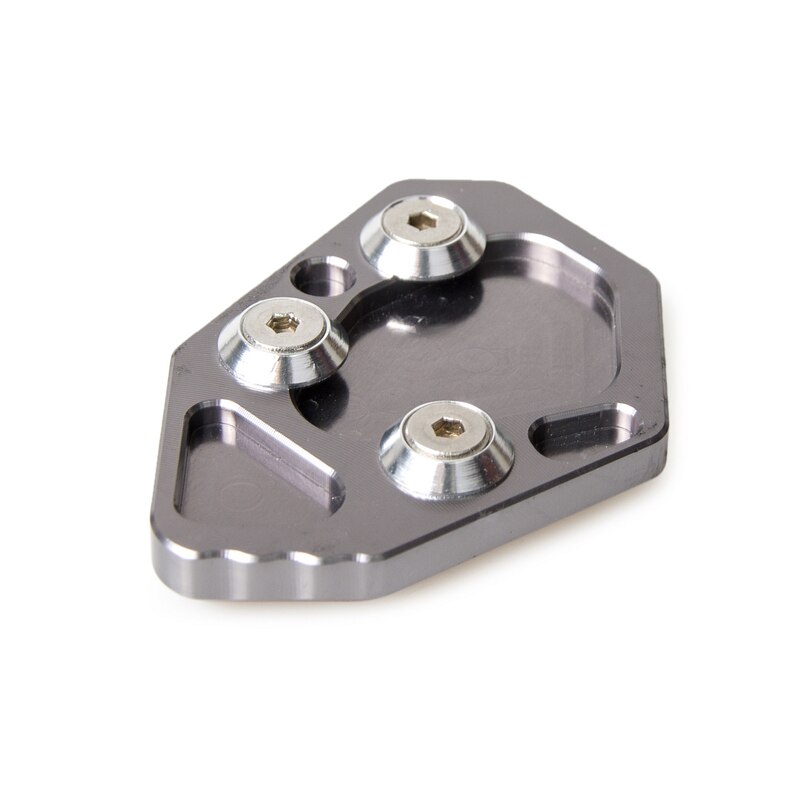 Parking Kickstand Pedaal Extension Kick Stand Pad Vergroten Plaat Houder Voor BMW K1200R K1200S 2005 K1300R K1300S: Titanium