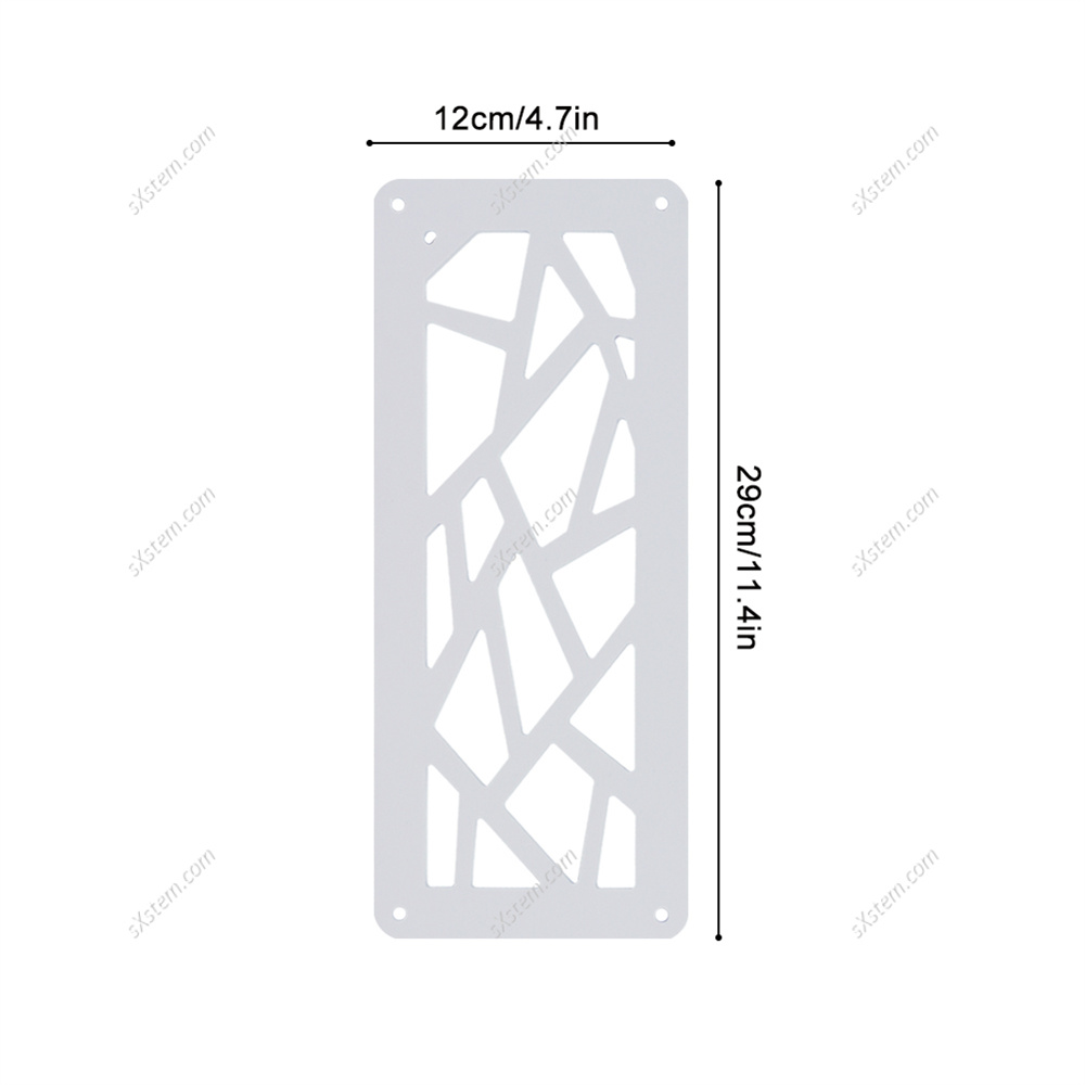 12pcs Hanging Screen Partition Divider Panel Room Curtain Home White Minimalist Bedroom Living Room Wall Panels: Red