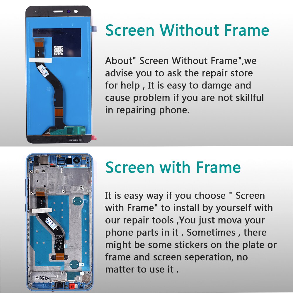 LCD pour Huawei P10 Lite 5.2 pouces IPS écran tactile numériseur assemblée 1920*1080 MultiTouch pour Huawei p10 lite écran