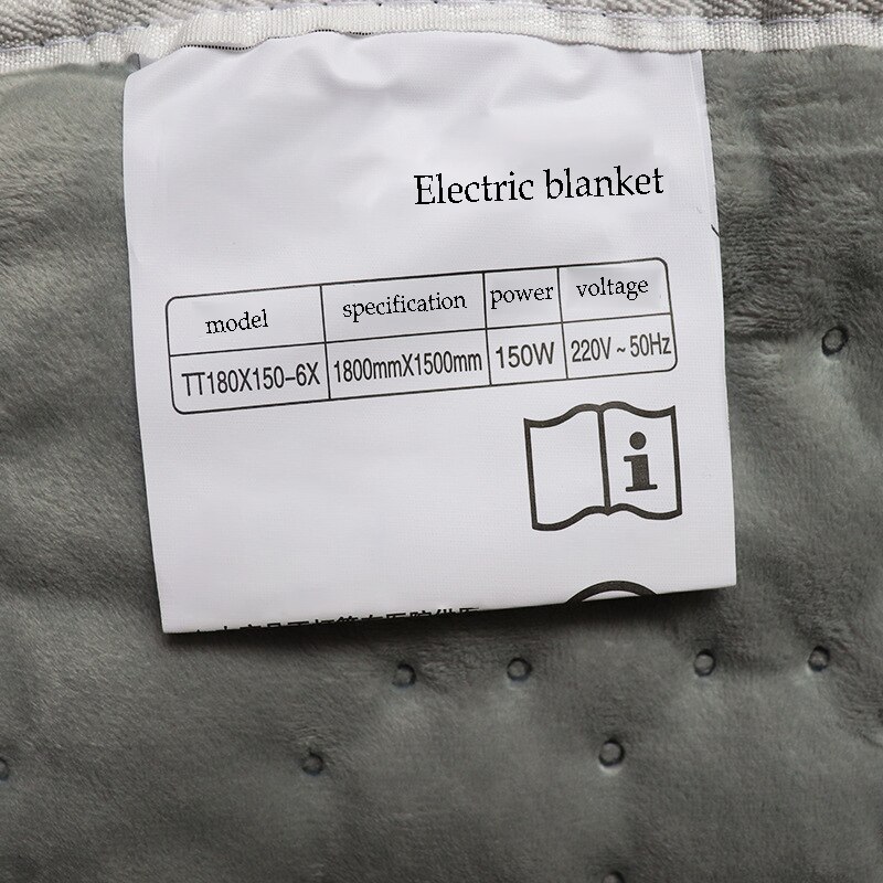 150*80CM Non-woven Fabric Blanket Electric Heating Underblanket Blanket Thicker Heater Double Body Warmer Mattress Manta