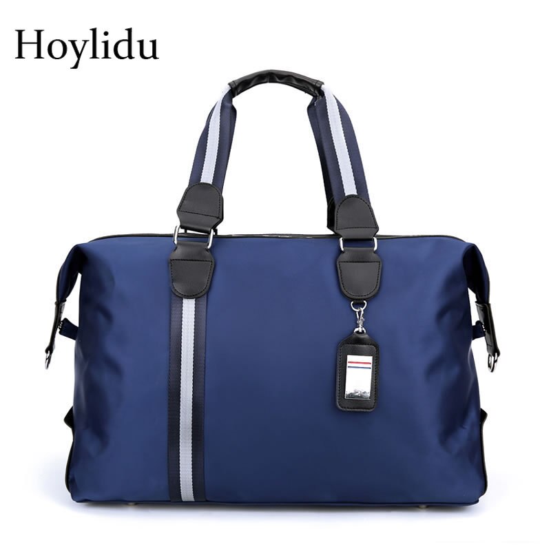 Faltbare reisetasche für herren, wasserdichtes nylon, gepäcktasche, organizer-paket, trendige business- und freizeittasche, sporttasche, schultertasche