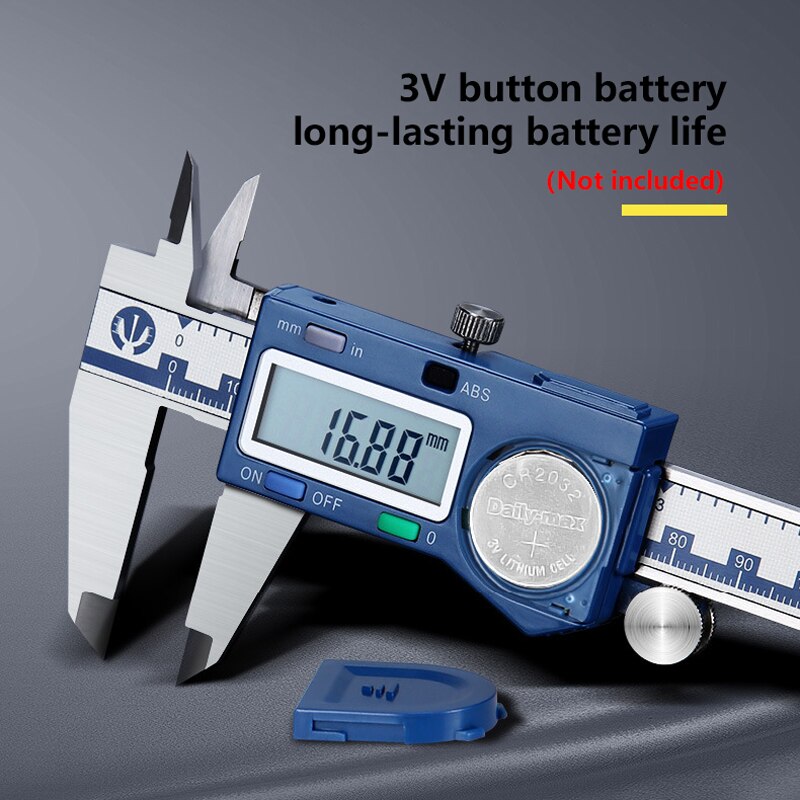 pied à coulisse numérique en acier inoxydable, 150mm, haute précision, mesure électronique, réponse 3ms
