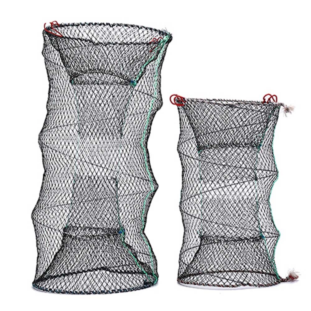 Three-layer Hanging Spring Net Fishing Net Cage Collapsible Crab Crayfish Lobster Catcher Trap Fish Cage Fishing accessories