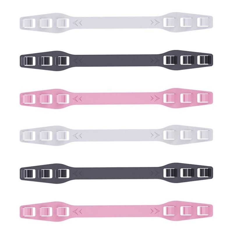 6Pcs Verstelbare Oor Protector Haak Extension Soft Riem Gesp Voor Masker Dragen Oor Saver Grips Clips Masker Lanyard Houder gesp: 6PCS