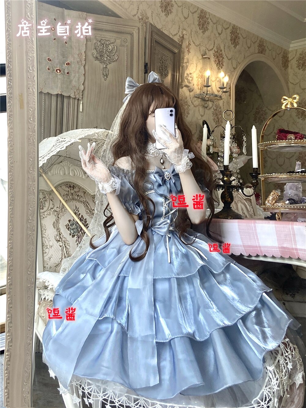 Robe princesse pour filles, tenue de soirée, princesse, Lolita douce, Falbala, taille haute, victorienne, Kawaii, gothique, Lolita Op Loli Cos