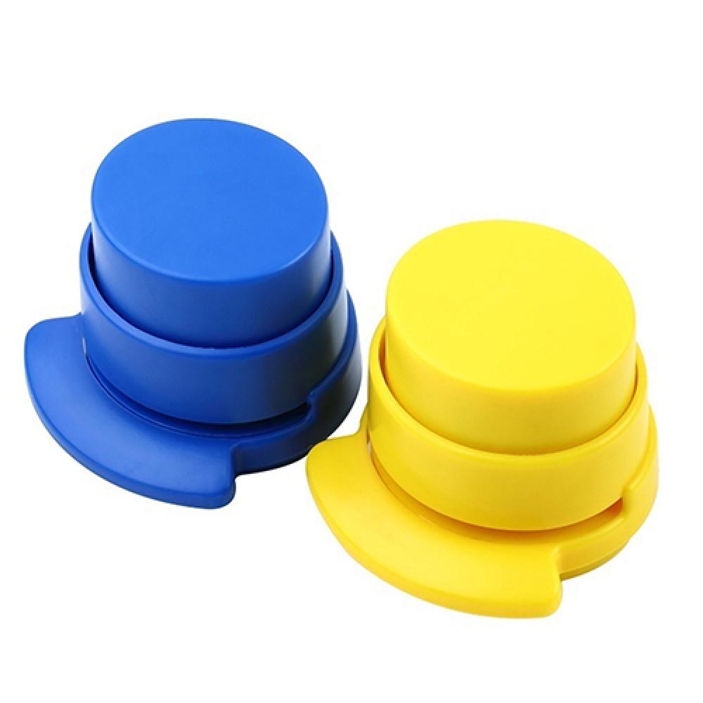 Office Home Portable Staple Free Stapleless Stapler Paper Binding Binder Paperclip