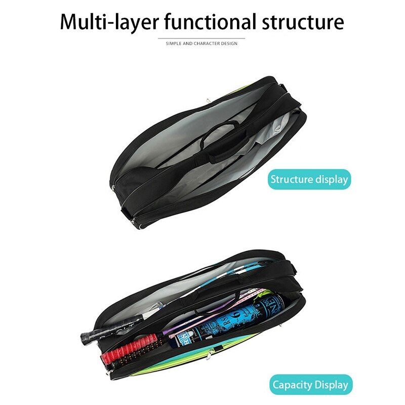 6-12 Pcs Racket Tennis Bag Badminton Bag Backpack ... – Vicedeal