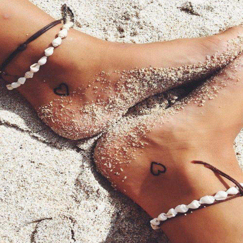 New Shell Beads cavigliere con stelle marine per donna bracciale con cavigliera da spiaggia bracciale fatto a mano con catena bohémien Boho gioielli sandali regalo: S050