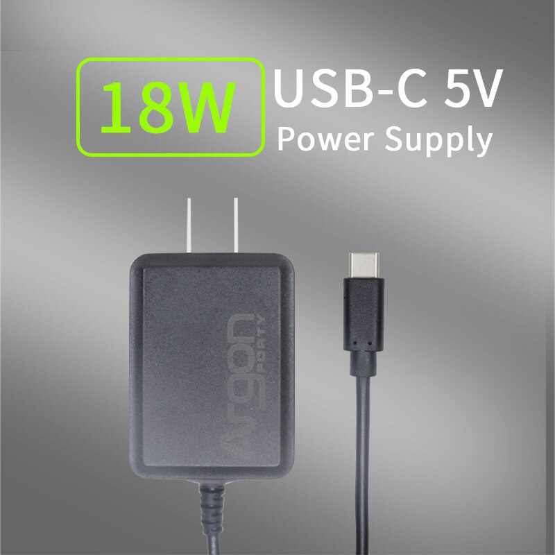 Voor Argon Een USB-C Voeding Raspberry Pi 4 Model B 2Gb 4Gb 8Gb M.2 V2 Chargeing adapter 5.25V 3.5A Eu Ons Uk Telefoon Oplader