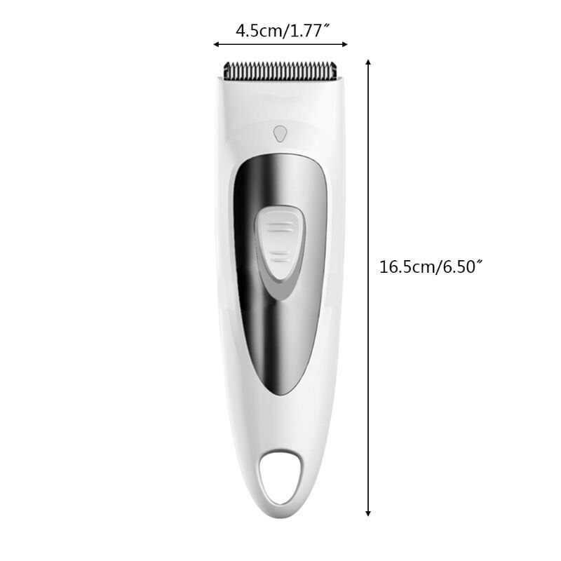 Bebê elétrico clippers de cabelo à prova dwaterproof água aparadores baixo ruído cortador aliciamento kit