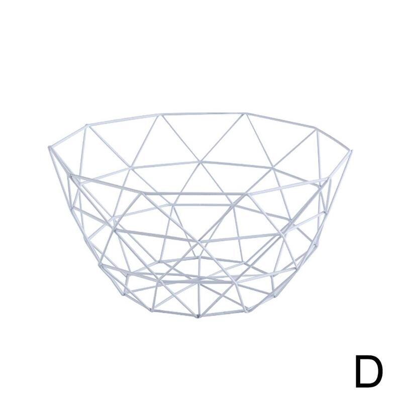 Nordisk fruktfat husholdning europeisk stil gryte enkel avløpskurv snack moderne jern frukt tørket  f9 o 7 smidd frukt  e4 e 1: D