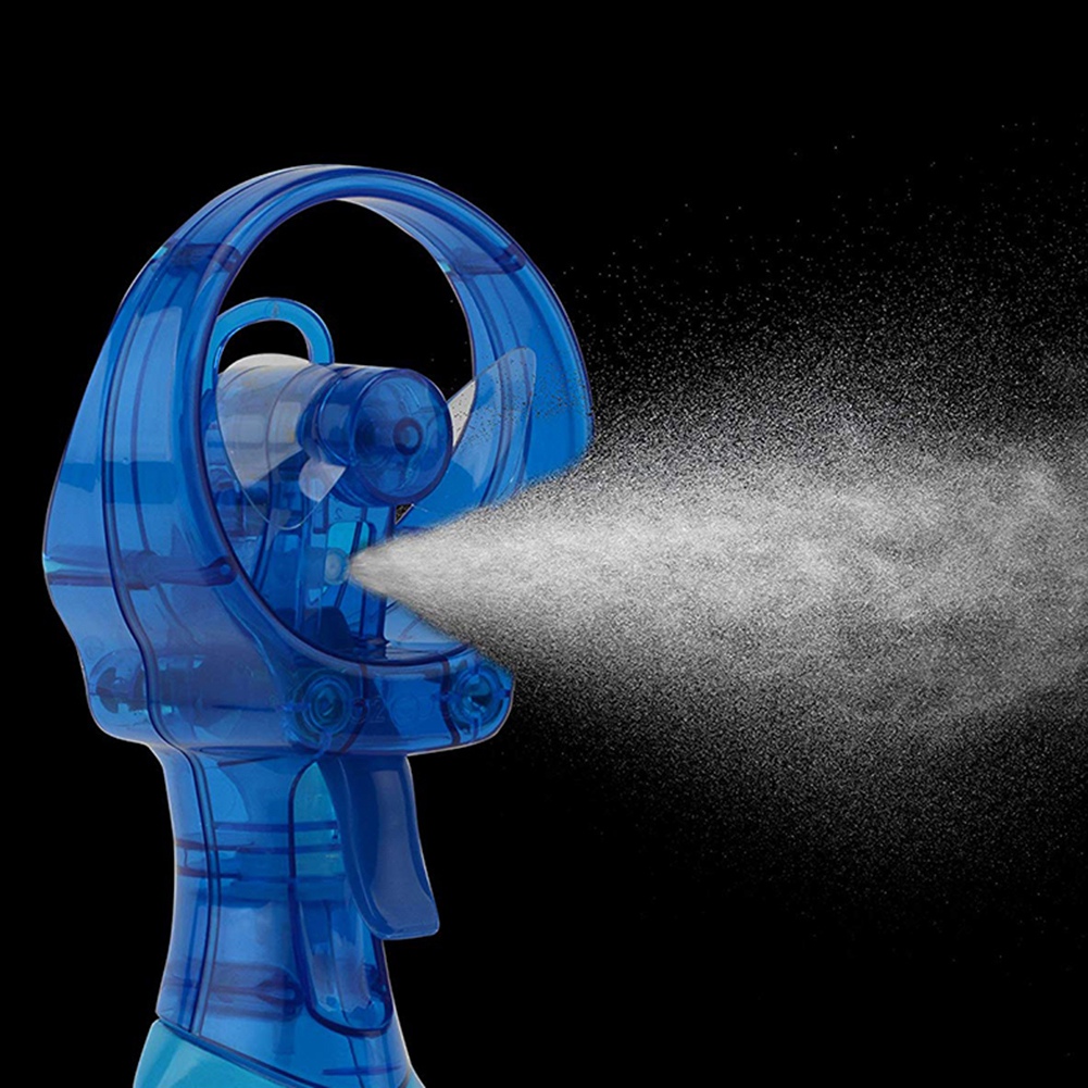 Mini Handheld Cooling Water Spray Mist Fan With Spray Bottle Desk Humidification Cartoon Handheld Large Capacity Water Storage