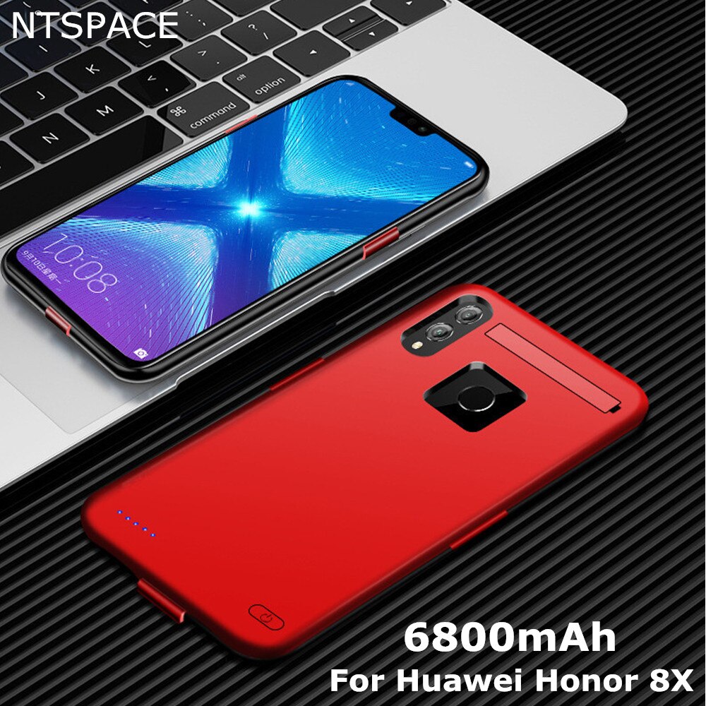 Funda de Banco de energía para Huawei Honor 8X, funda de batería, cargador portátil, 6800mAh