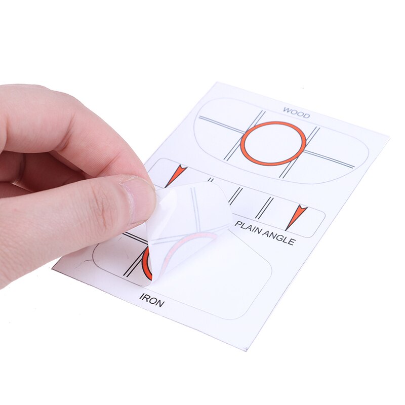 Target Labeling 10Pcs 4.3*2.9 inch White Golf Tape Club Target Lab... – Grandado