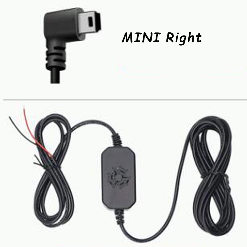 Driving Recorder Buck Line Power Po 12V to 5V 1.5A Intelligent Buck Line For Camera Recorder DVR Exclusive Power Supply Box: Dark Grey