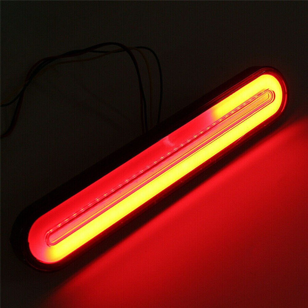 2 st 4 in 1 bil lastbil trailer 100 led bakljus bakljus bromsljus blinkers röd + gul rv led bakljus