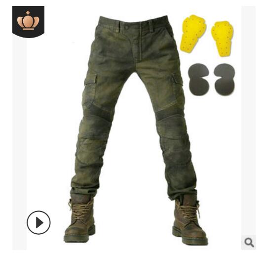 Motorcykel jeans pantalones motocicleta hombre featherbed jeans standardversionen biltur byxor byxor motorcyklar män