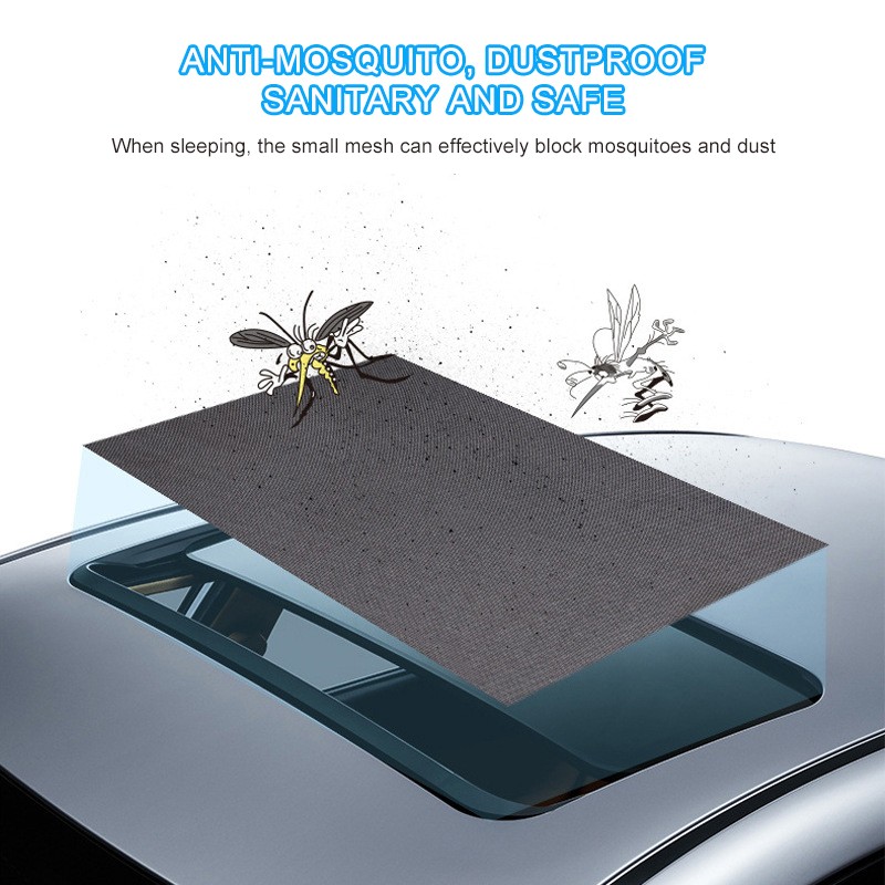 Magnetic Car Sunroof Foldable Sun Shade Roof Sunscreen Insulation Sun Visor UV