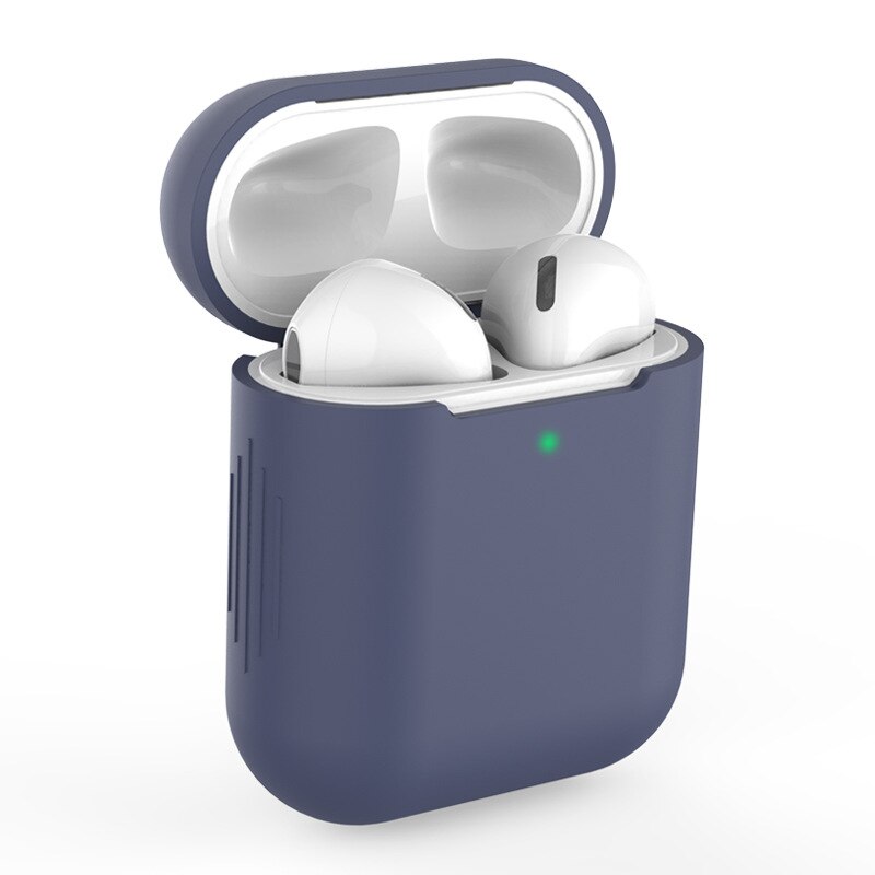 Odporne na wstrząsy silikonowe etui do Apple Airpods 1/2 ochronna bezprzewodowa słuchawka Bluetooth pokrywa do Airpods 1/2 etui z funkcją ładowania torby: 12