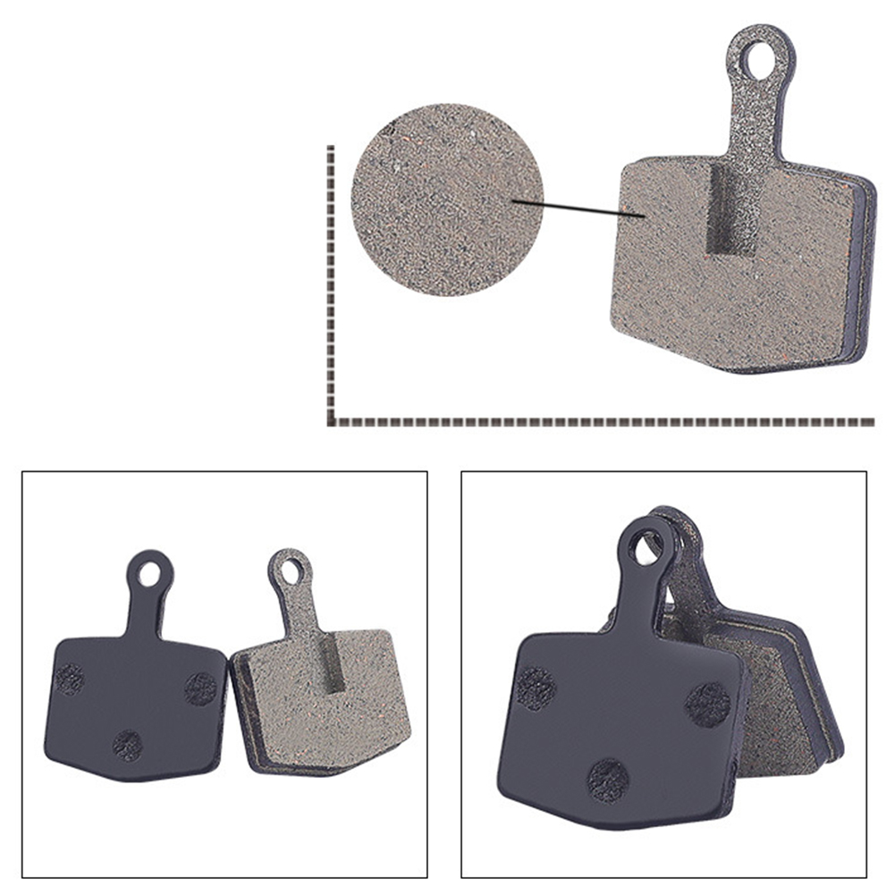 Durável Bicicleta Bicicleta Pastilhas De Freio, Bulletproof Fibra De Cobre, substituição Resina Pads, Semi-metal resina Pads