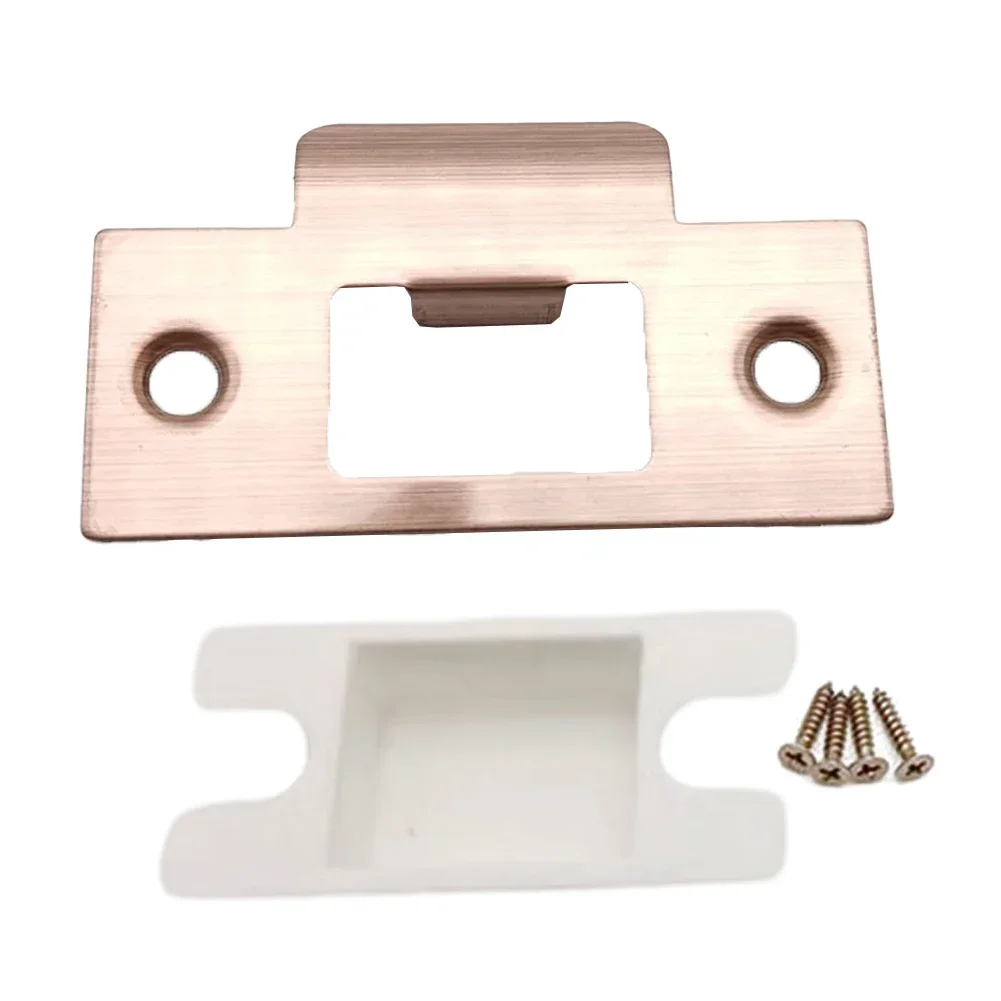 Deurverstevigingsplaat Garagedeur Versterking Nachtschoot Afdekplaat Huis Deurslot Hardware Accessoire Rvs Baffle: WHITE