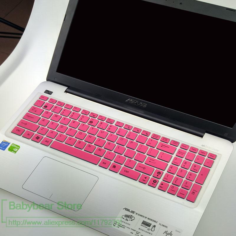 Voor Asus N751JK N751J N751JX N751 Jk J Jx X751l X751MA X751M X75N X751LA X751LB X751 17 17.3 ''Laptop toetsenbord Cover Skin: pink