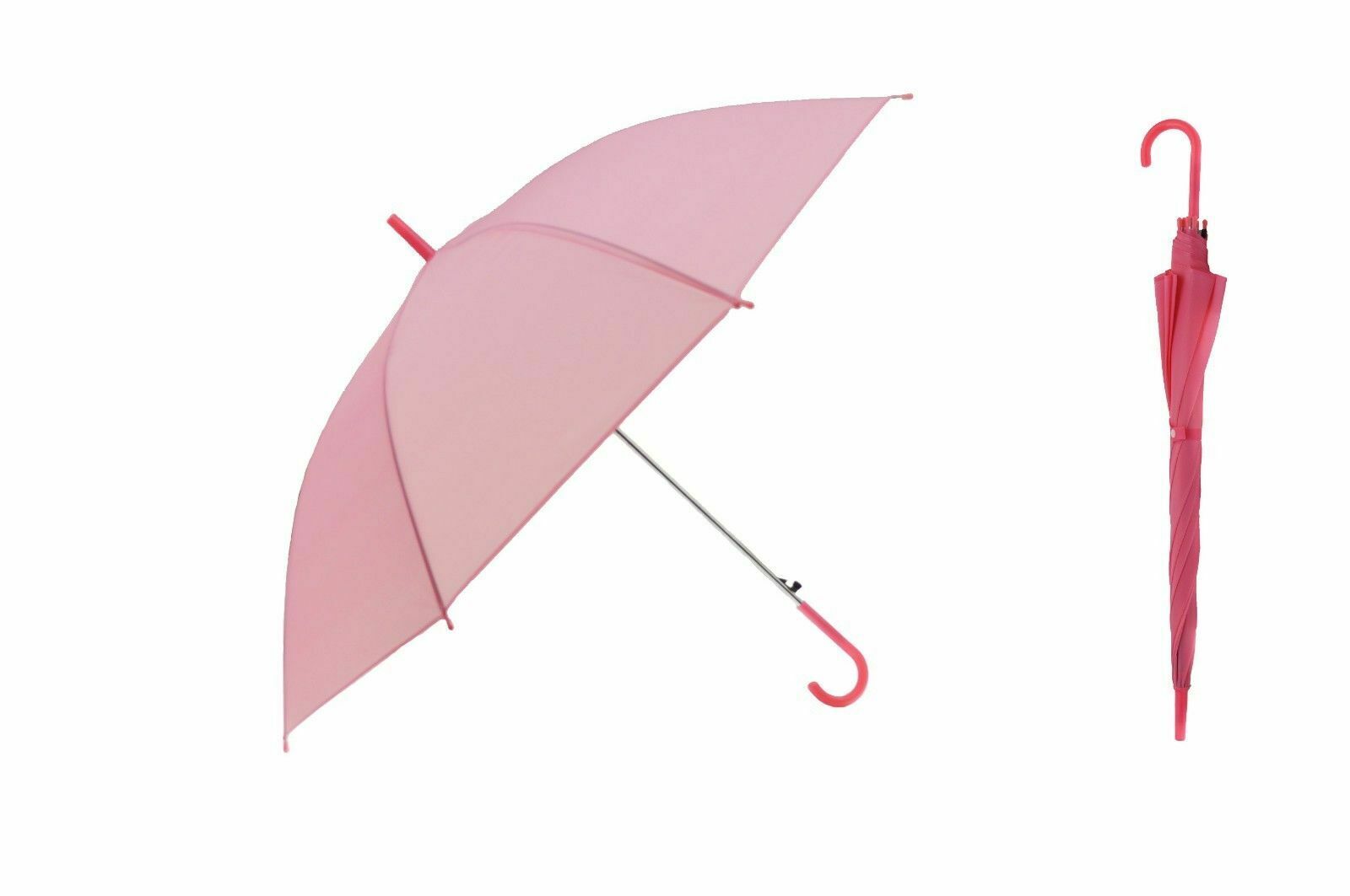 paraguas de lluvia transparente con forma de seta decoración de boda Parasol mujeres chicas Anti lluvia sol: Rosa