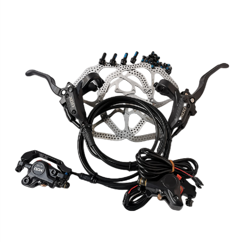 XOD Ebike bicicleta freno de disco hidráulico control de potencia eléctrica palanca de cambios freno de disco freno de bicicleta hidráulico enchufe SM