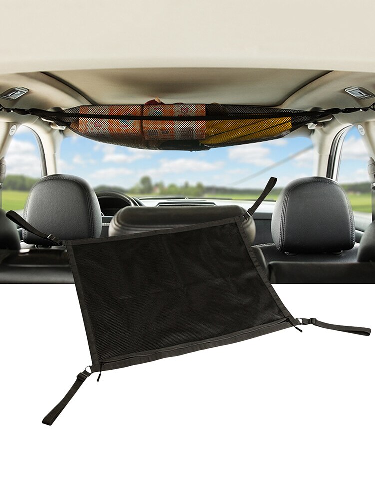 Car Roof Storage Bag Ceiling Storage Net Pocket In... – Grandado
