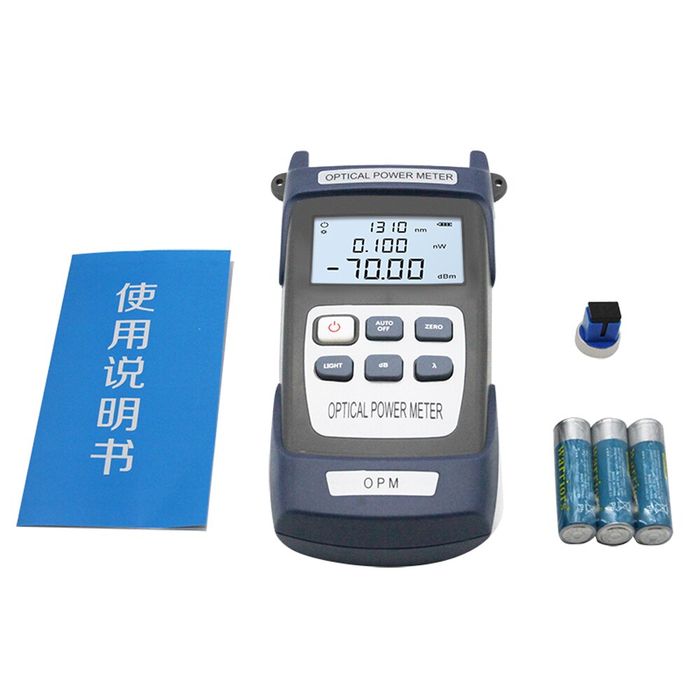 Handheld Fiber Optic Cable Tester Optical Power Meter Red Fiber Light Decay Testers Visual Fault Locator