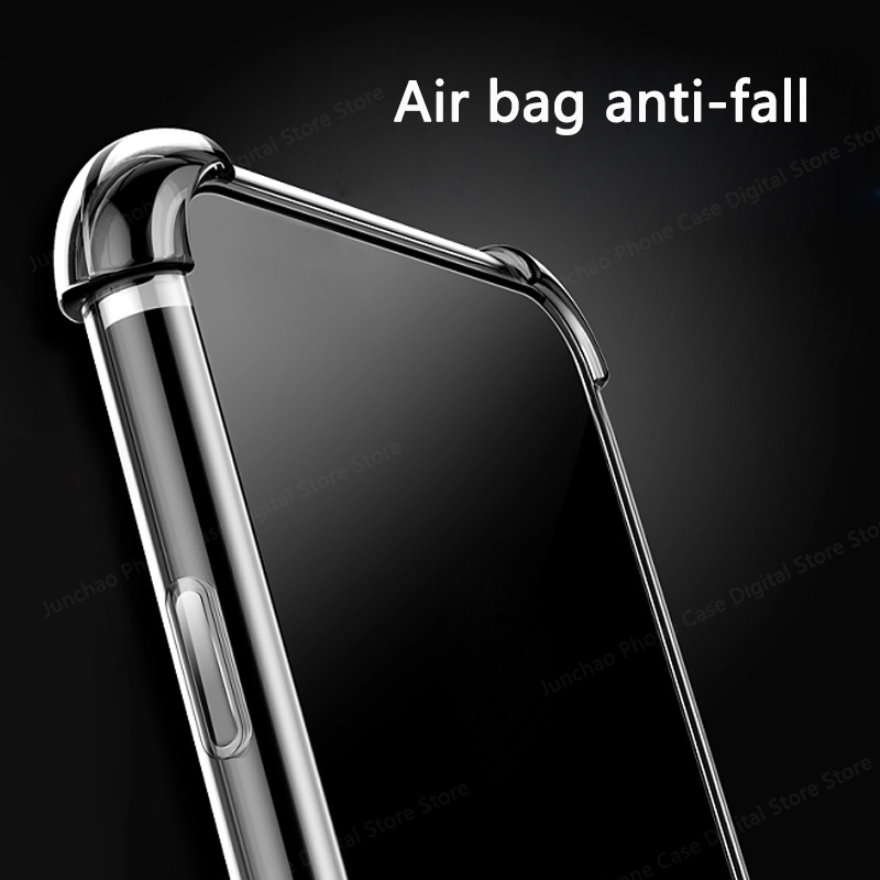 Suitable Airbag Shockproof Transparent Phone Case For Realme 8 case 8i 4G 5G Silicone Full Cover 8 pro Funda Back Clear cases