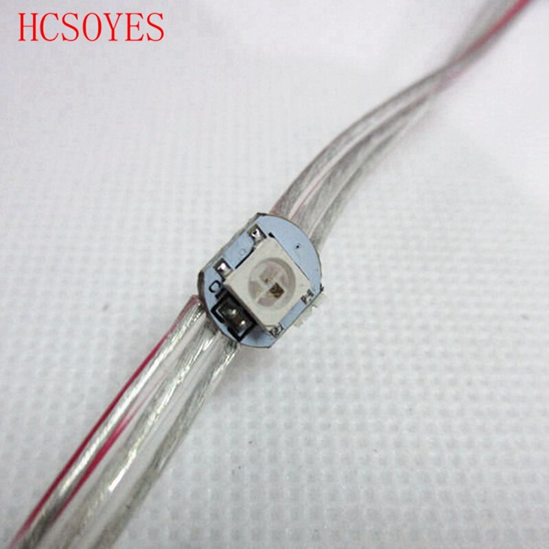 50x Vor-gelötet WS2812B LED Kühlkörper 5V 5050 RGB WS2811 IC Gebaut-in