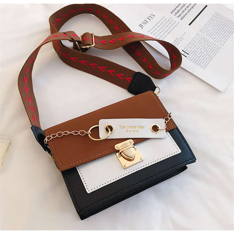 Leren crossbody tassen voor dames reistas eenvoudige schoudertas koerierstas dames crossbody tas portemonnee: Bruin
