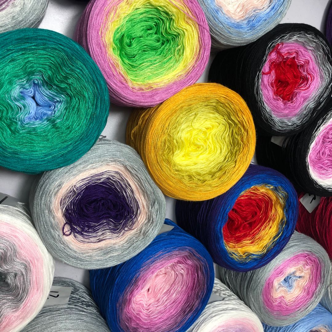 100%  merinould ren uld garn 250g lange sektioner farvet efterårs sweatersjal diy håndlavet hæklet tørklædetråd til strik