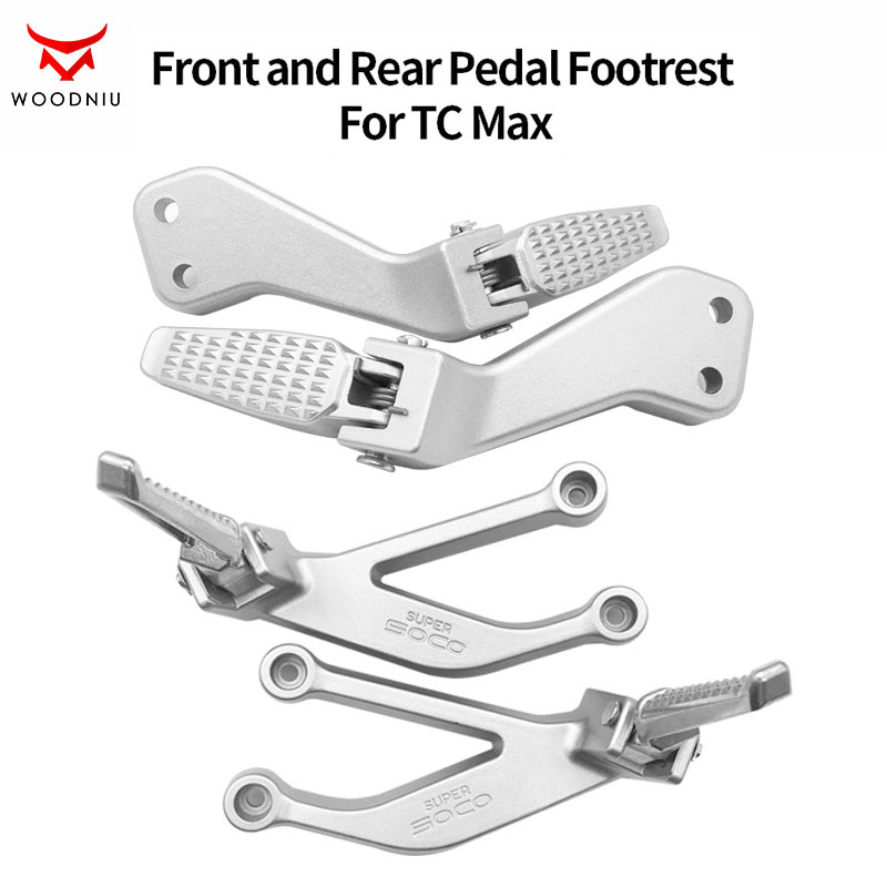 Front or Rear Pedal For Super Soco TC MAX Motorcycle Accessories Original Parts Footrest