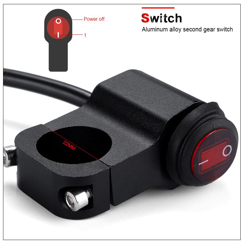 1set Wiring Harness for Led motorcycle headlights spotlight Wire Cable Switch Relay Kit Motorcycle ATV Driving Light Control