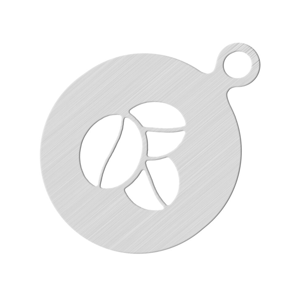 Coffee Decorating Stencils Stainless Steel Coffee Art Stencils Barista Template for All Kinds of Mousse Cut Cake Birthday Cake