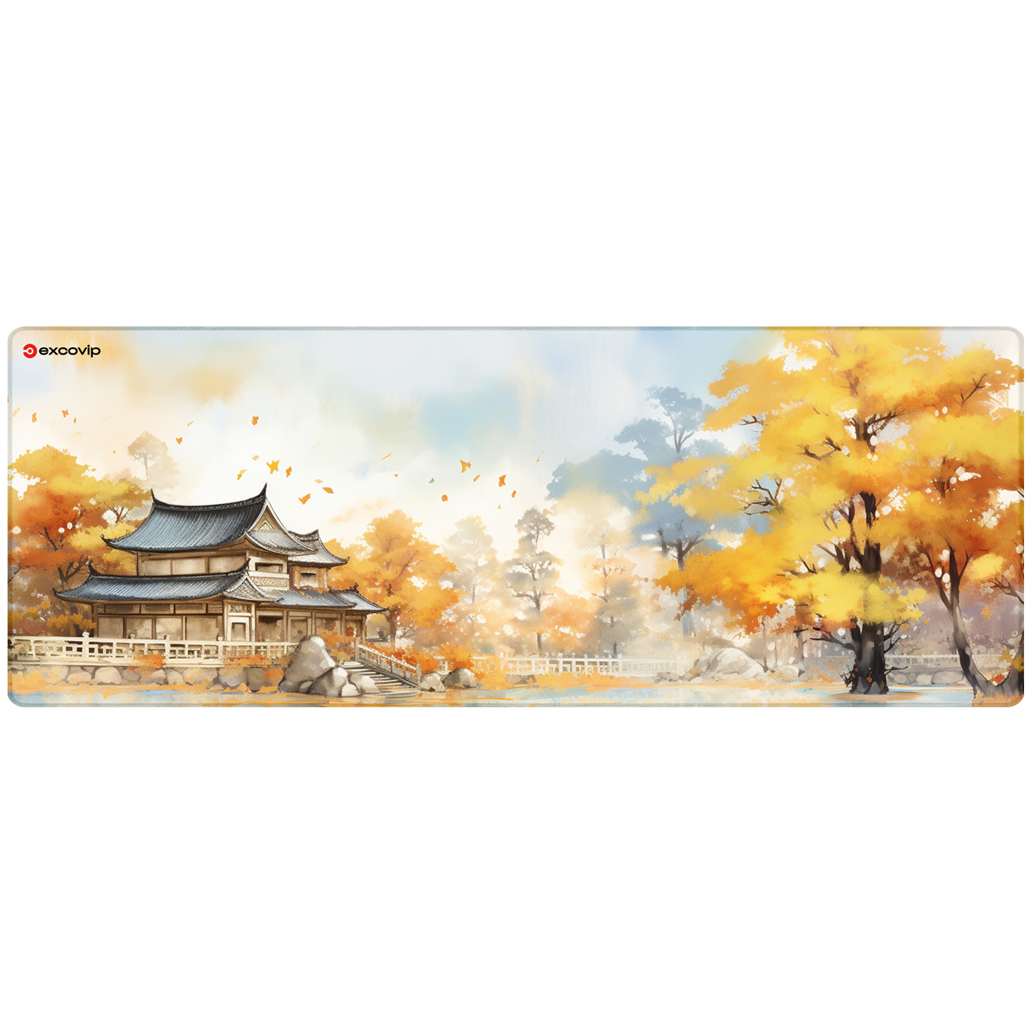 EXCO Spielen Maus Pad groß mit genäht Kante nicht-Unterhose Gummi Base erweitert Computer Pult Matte Klaviatur Mousepad Pro Sekretariat Heimat: Braun