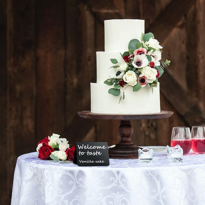 12 PCS Mini Chalkboard Signs 4X3Inch Small Chalkboard Chalk Sign Food Labels for Party Buffet Tables ,Easy to Write