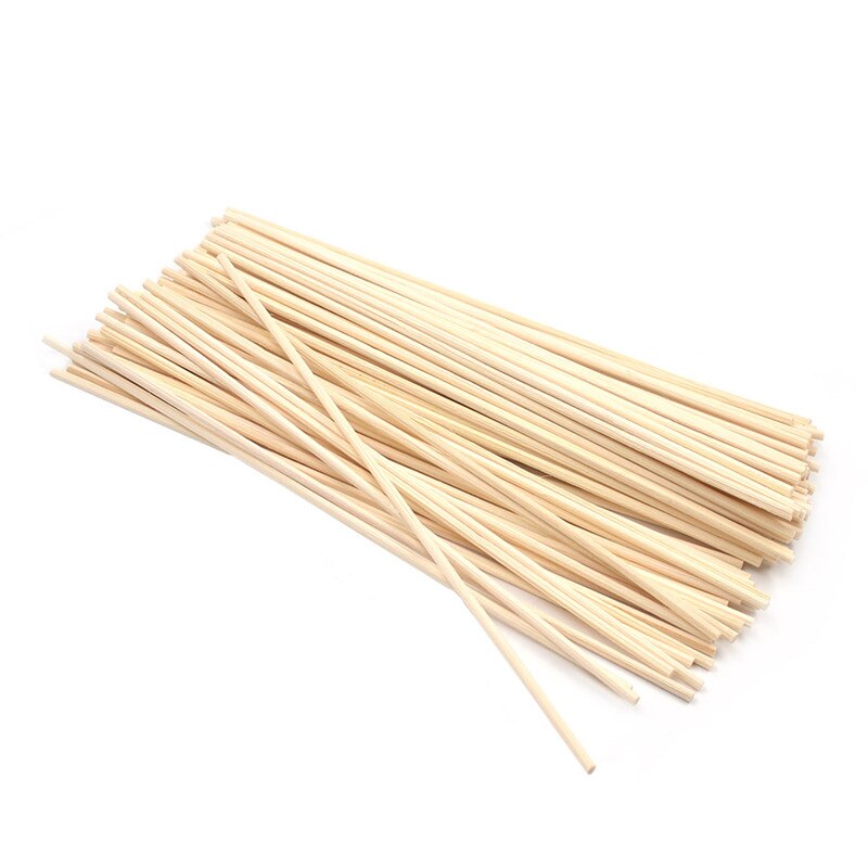 100pcs 20cm Rattan Reed Diffuser Replacement Sticks 3mm 3.5mm Reed Oil Diffuser Stick for Home Bathrooms Fragrance: Default Title