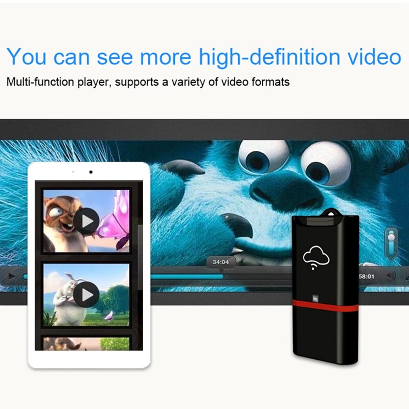 Smart Phone Card Reader Wifi Card Reader Wireless Wifi Storage Flash Drive TF Mini SD Card Reader