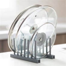 Support pour couvercles de casseroles et poêles, organisateur en acier inoxydable, accessoire de cuisine