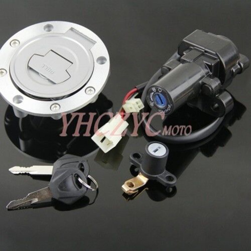 Ignition Switch Fuel Gas Cap Seat Lock Set for Yamaha XT660 XT660Z Tenere 08-13/15 MIDNIGHT STAR V-STAR XVS1300 XVS1300A 07-15