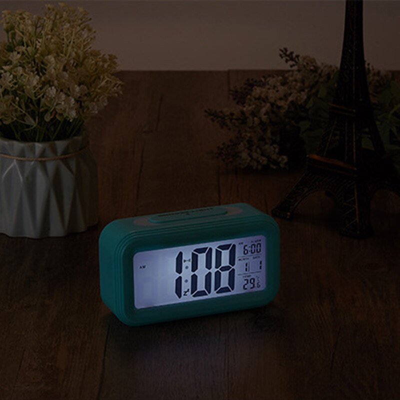 Digital Alarm Clock Bedside Night Light Display Clocks Kids Girls Boys Room Decoration Clock