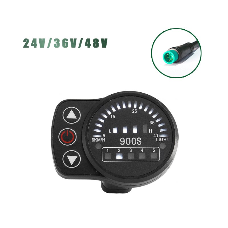 Kt Ebike Lcd Led Display Kuteng 24V 36V 48V Lcd3 Lcd8h Led 880 LCD7 Elektrische Fiets display Voor Elektrische Fiets Kit: LED900S  WP