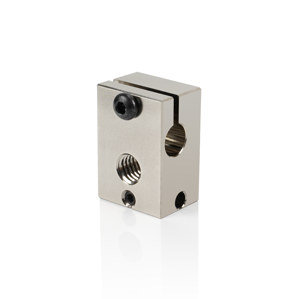 Extrudeuse J-head Hotend pour imprimante 3D, 1 pièce, blocs chauffants, cuivre plaqué laiton, aluminium, E3D V6 metropolitan nights, PT100 E3D V6: Bleu