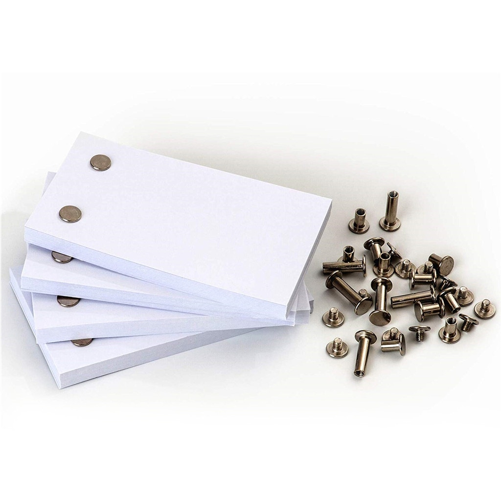 Papel de libro con tapa en blanco con agujeros, 240 hojas, papel de animación para dibujo de bocetos, suministros de artista