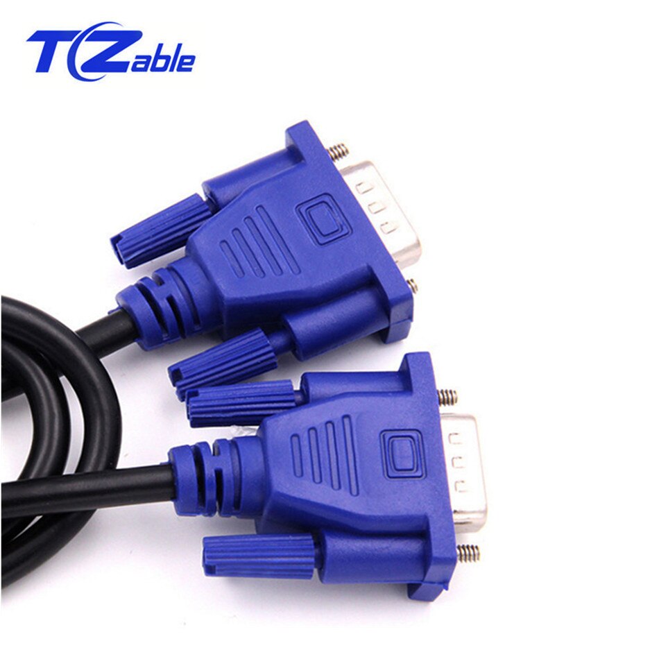 VGA Cable 1.5M 3M 5M 10M 1080P For Computer Monitor Extension Cable VGA Wire HD 15 Pin Male to Male VGA Copper Line