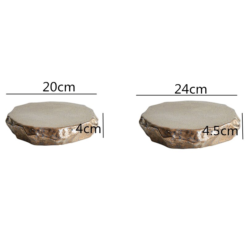 Irregular Ceramic Plate Decorative Flat Plate Dinner Plates Western Dishes Hotel Restaurant Tableware Sushi Dish Dessert Plates