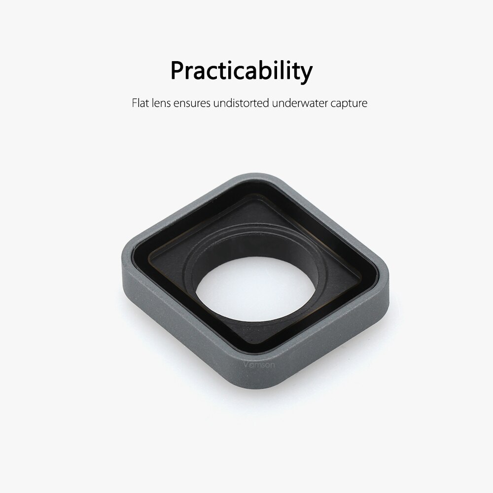 Vamson-Anillo de lente UV para cámara Gopro Hero 7, repuesto de carcasa protectora de reparación, accesorios, color negro, 6, 5, VP717